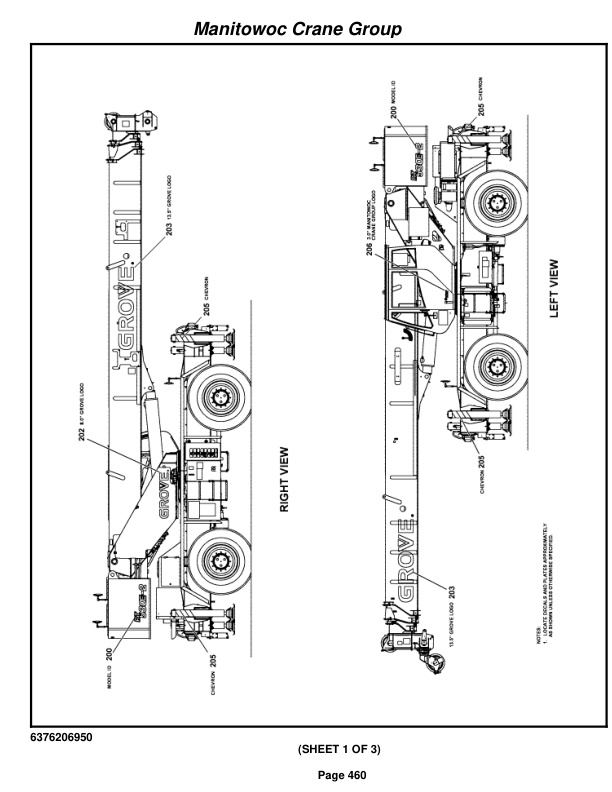 Grove RT530E-2 Crane Parts Manual 258010 2008 3 Grove RT530E-2 Crane Parts Manual 258010 2008-3