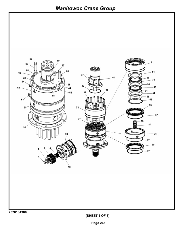 Grove RT530E-2 Crane Parts Manual 258153 2008 2 Grove RT530E-2 Crane Parts Manual 258153 2008-2