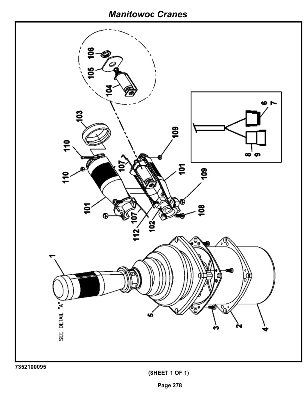 Grove RT530E-2 Crane Parts Manual 258628 2012 2 Grove RT530E-2 Crane Parts Manual 258628 2012-2