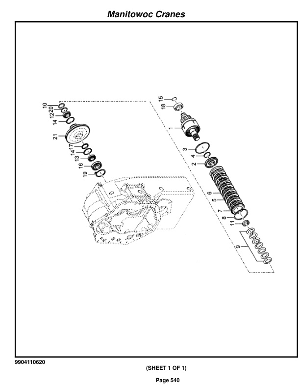Grove RT530E-2 Crane Parts Manual 603099 2014 3 Grove RT530E-2 Crane Parts Manual 603099 2014-3
