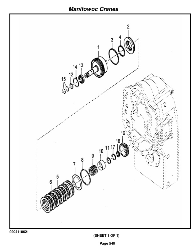 Grove RT530E-2 Crane Parts Manual 603100 2014 3 Grove RT530E-2 Crane Parts Manual 603100 2014-3