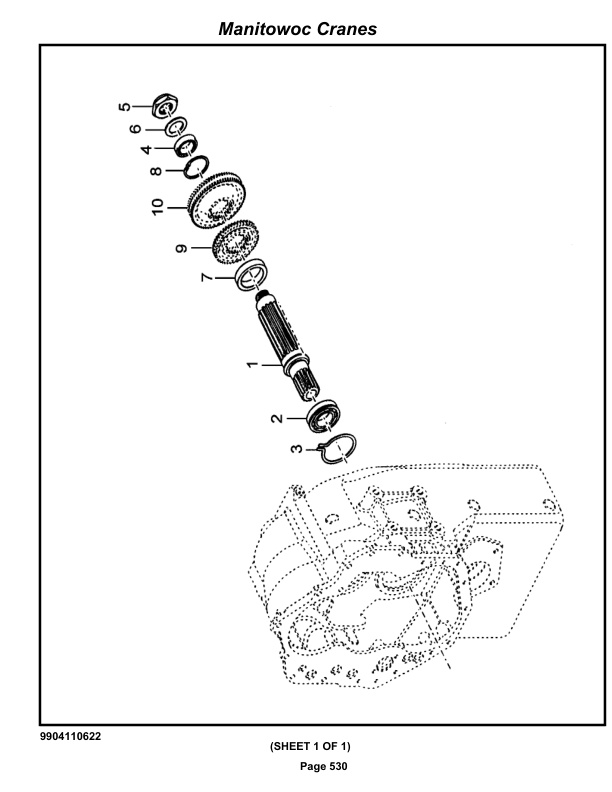 Grove RT530E-2 Crane Parts Manual 616510 2020 3 Grove RT530E-2 Crane Parts Manual 616510 2020-3