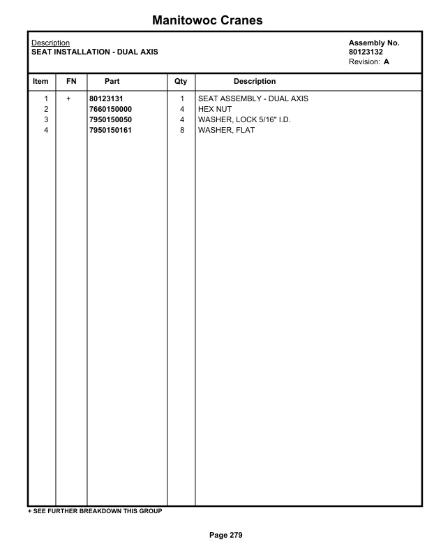 Grove RT530E-2 Crane Parts Manual 621962 2022 2 Grove RT530E-2 Crane Parts Manual 621962 2022-2