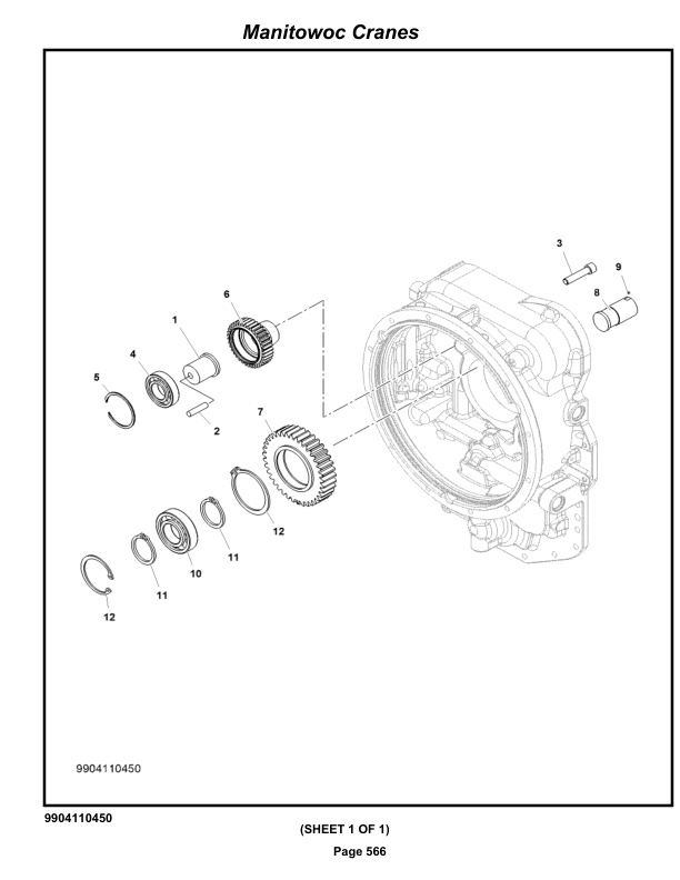 Grove RT530E-2 Crane Parts Manual 622164 2022 3 Grove RT530E-2 Crane Parts Manual 622164 2022-3