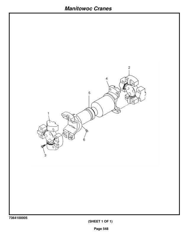 Grove RT530E Crane Parts Manual 220262 2014 3 Grove RT530E Crane Parts Manual 220262 2014-3