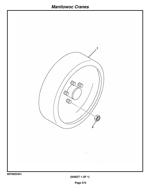 Grove RT530E Crane Parts Manual 222888 2015-3