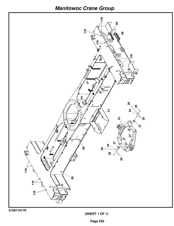 Grove RT535E Crane Parts Manual 226173 2006 3 Grove RT535E Crane Parts Manual 226173 2006-3