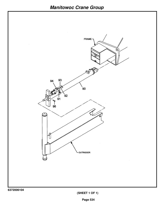 Grove RT535E Crane Parts Manual 226219 2006 3 Grove RT535E Crane Parts Manual 226219 2006-3