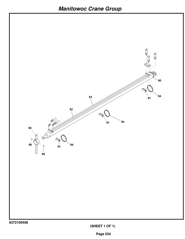 Grove RT535E Crane Parts Manual 226222 2006 3 Grove RT535E Crane Parts Manual 226222 2006-3