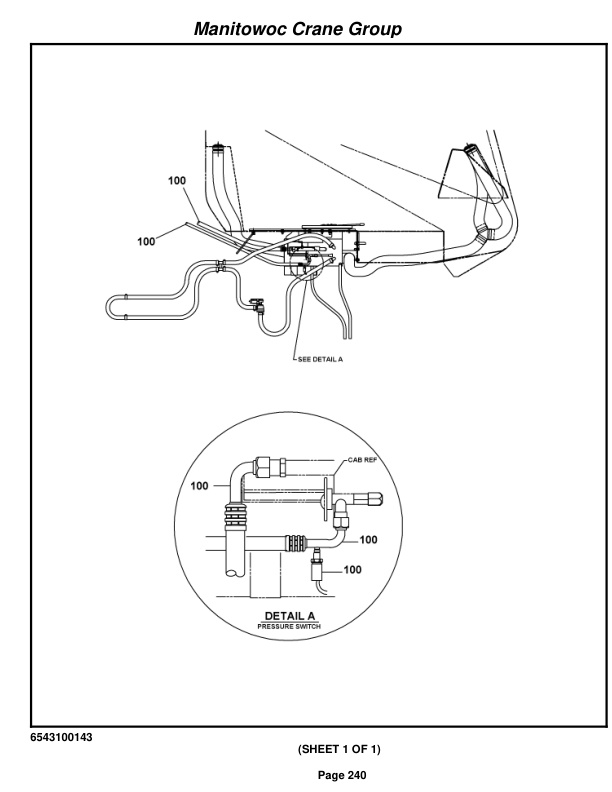 Grove RT535E Crane Parts Manual 228721 2007-2