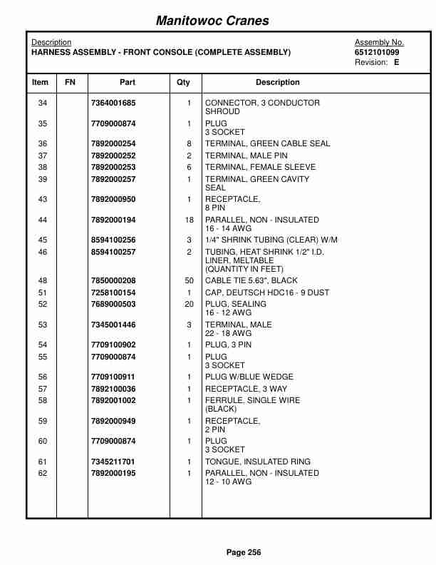 Grove RT540E Crane Parts Manual 228036 2017 2 Grove RT540E Crane Parts Manual 228036 2017-2