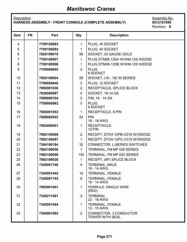 Grove RT540E Crane Parts Manual 228244 2013 2 Grove RT540E Crane Parts Manual 228244 2013-2