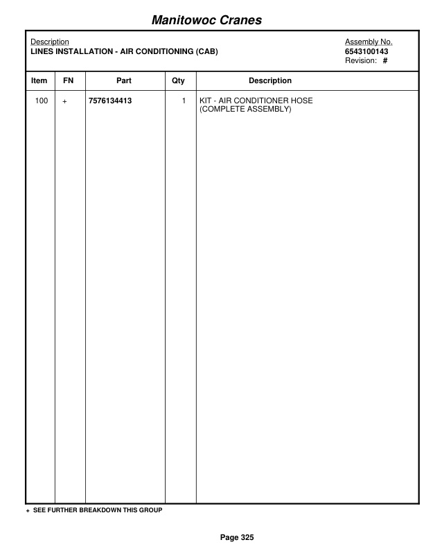 Grove RT540E Crane Parts Manual 231927 2011-2