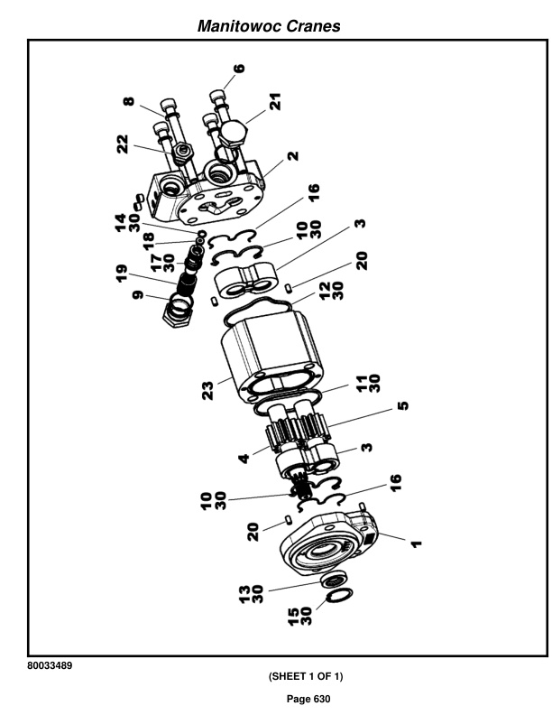 Grove RT540E Crane Parts Manual 235710 2017 3 Grove RT540E Crane Parts Manual 235710 2017-3