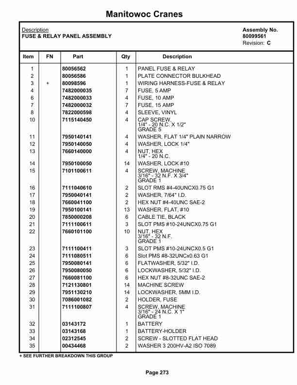 Grove RT540E Crane Parts Manual 236411 2019 2 Grove RT540E Crane Parts Manual 236411 2019-2