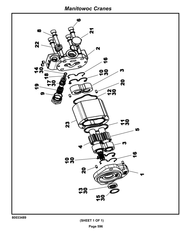 Grove RT540E Crane Parts Manual 236412 2019 3 Grove RT540E Crane Parts Manual 236412 2019-3