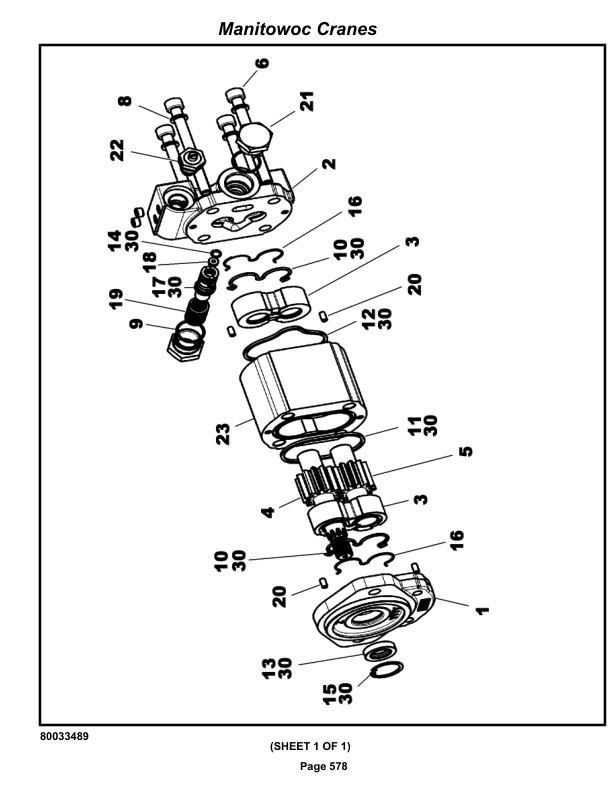 Grove RT540E Crane Parts Manual 236836 2019 3 Grove RT540E Crane Parts Manual 236836 2019-3