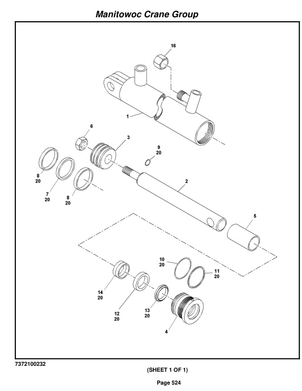 Grove RT540E Crane Parts Manual 258236 2009 3 Grove RT540E Crane Parts Manual 258236 2009-3