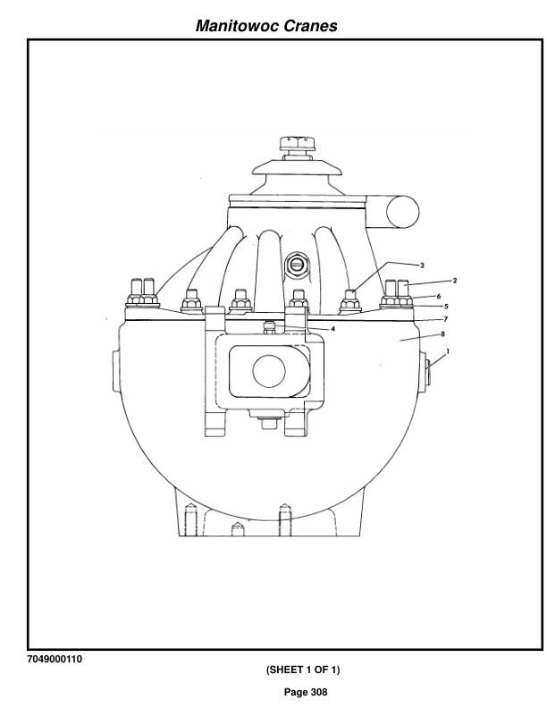Grove RT58 Crane Parts Manual 33155 2016-3