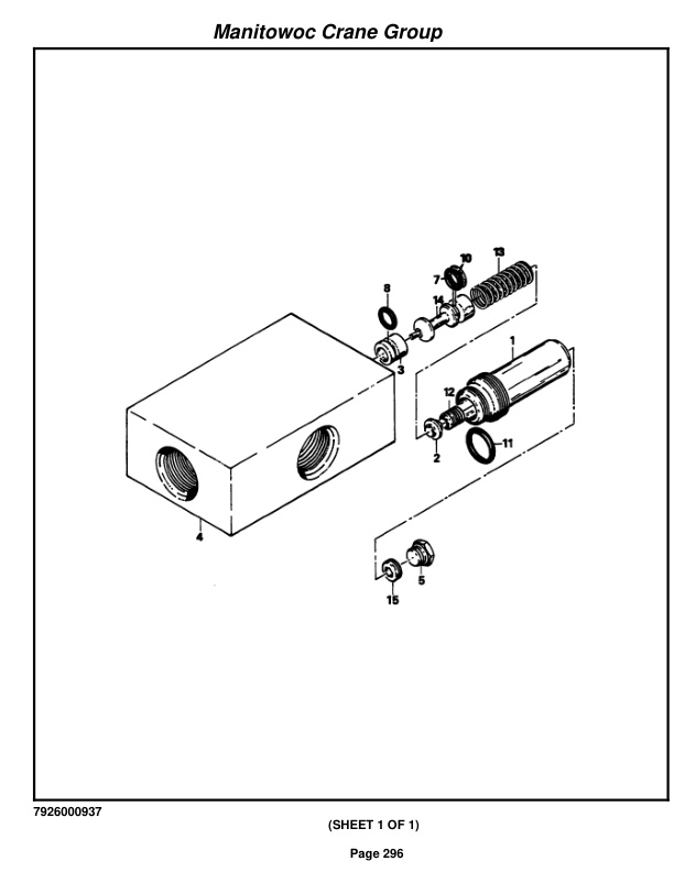 Grove RT58B Crane Parts Manual 43406 2005 3 Grove RT58B Crane Parts Manual 43406 2005-3