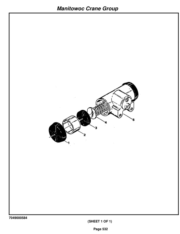 Grove RT58C Crane Parts Manual 71673 2005 3 Grove RT58C Crane Parts Manual 71673 2005-3