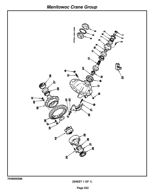 Grove RT58C Crane Parts Manual 73775 2006 3 Grove RT58C Crane Parts Manual 73775 2006-3