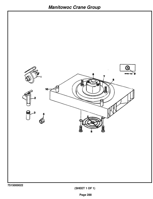 Grove RT58D Crane Parts Manual 222431 2006-2