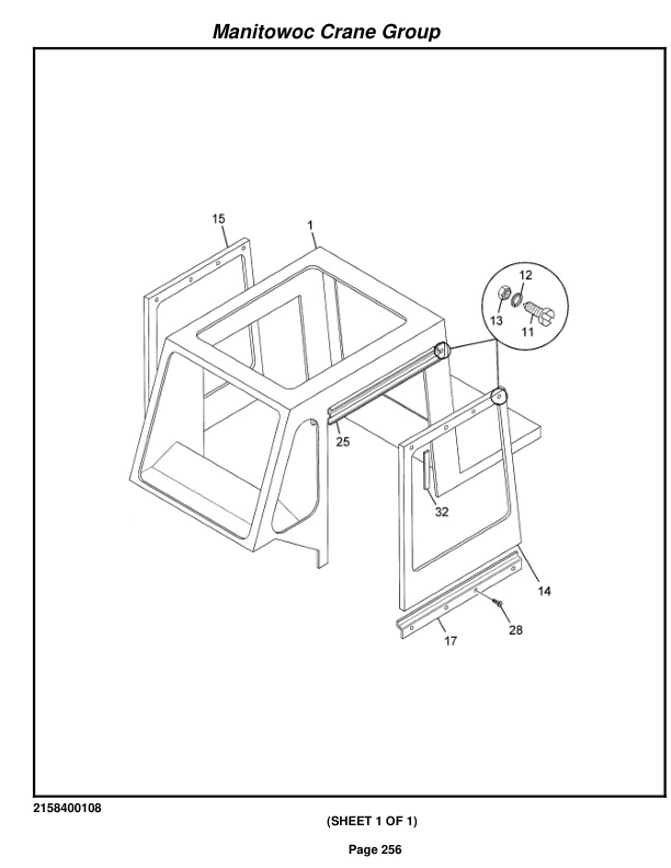 Grove RT58D Crane Parts Manual 76087 2005-2