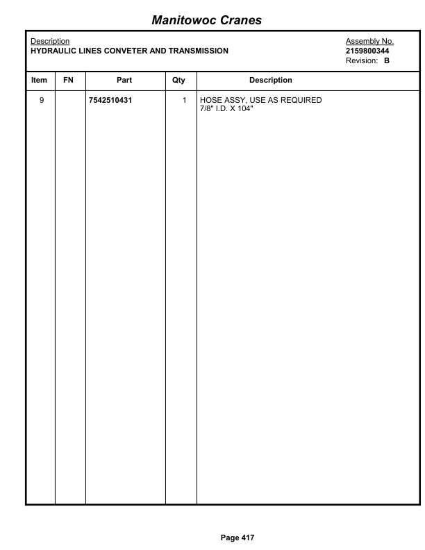 Grove RT58D Crane Parts Manual 79811 2013 3 Grove RT58D Crane Parts Manual 79811 2013-3