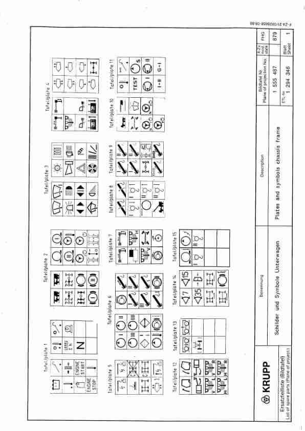 Krupp 180 GMT Crane Spare Parts List 1986 DE EN FR 3 Krupp 180 GMT Crane Spare Parts List 1986 DE EN FR-3