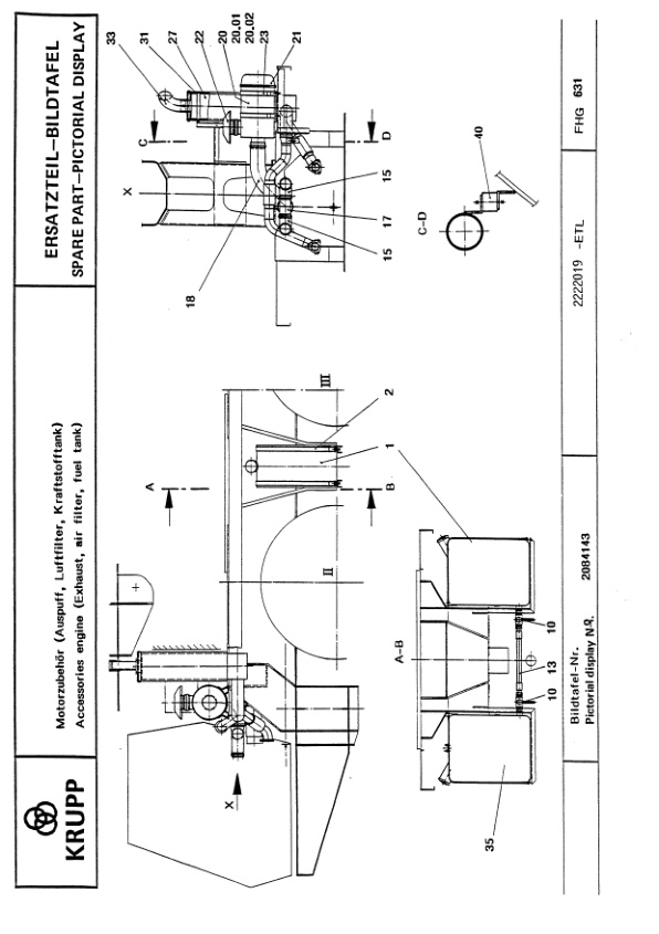 Krupp KMK 3045 Crane Spare Parts List 1992-05 DE EN-2