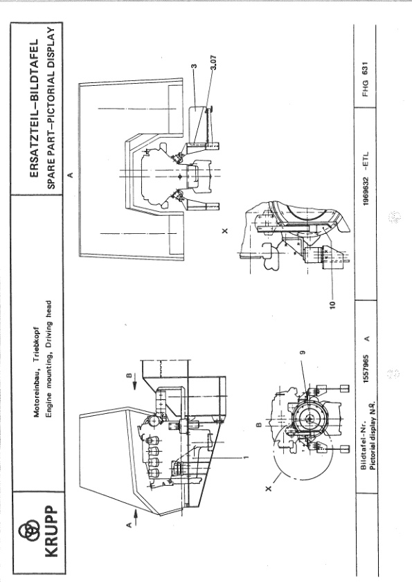 Krupp KMK 4070 Crane Spare Parts List 1989-11 DE EN 2 Krupp KMK 4070 Crane Spare Parts List 1989-11 DE EN-2