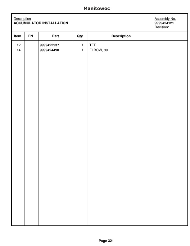 Manitowoc 10000 Crane Parts Manual 10000 2005 2 Manitowoc 10000 Crane Parts Manual 10000 2005-2