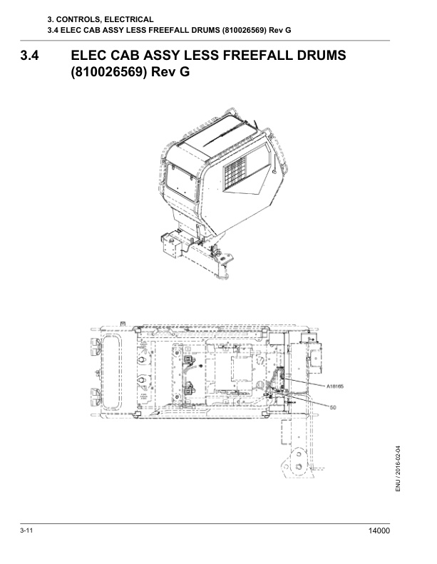 Alternative view of Manitowoc 14000 Crane Parts Manual 605331 2016
