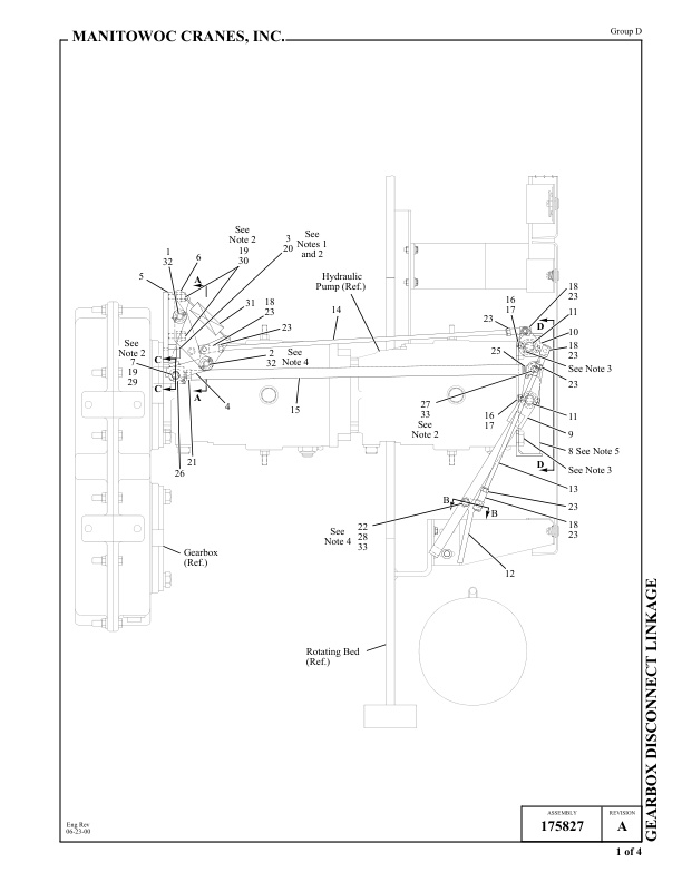 Alternative view of Manitowoc 2250 Crane Parts Manual 2251215 1999