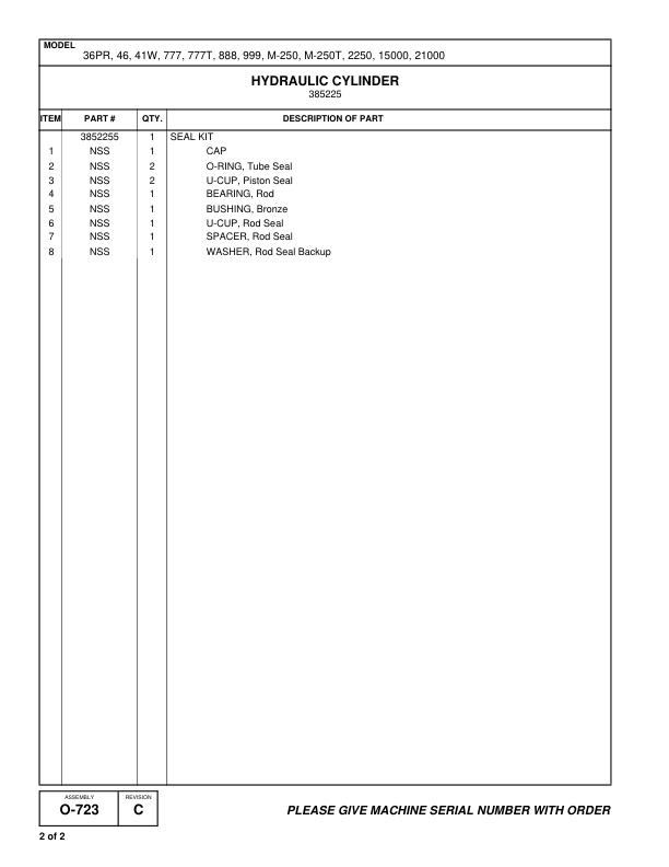 Manitowoc 2250 Crane Parts Manual 2251215 1999 3 Manitowoc 2250 Crane Parts Manual 2251215 1999 - Image 3