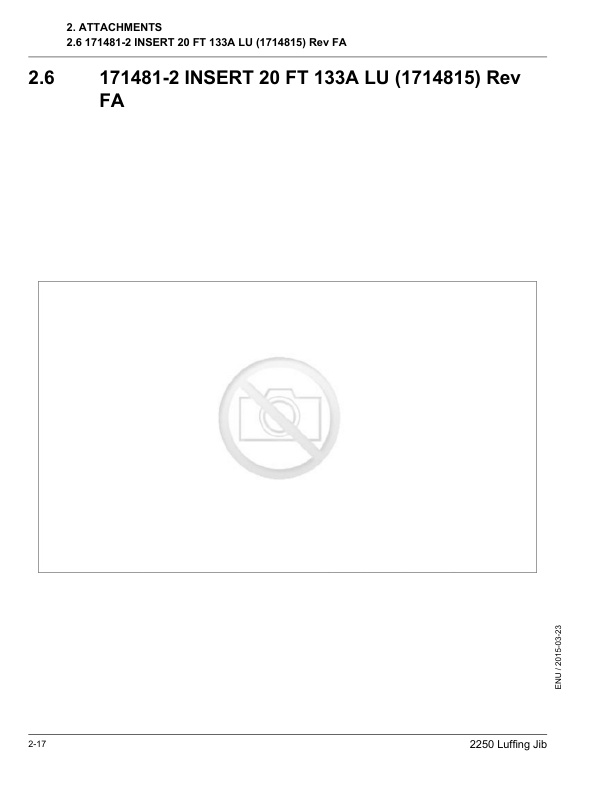 Manitowoc 2250 Crane Parts Manual 602615 2015 3 Manitowoc 2250 Crane Parts Manual 602615 2015 - Image 3