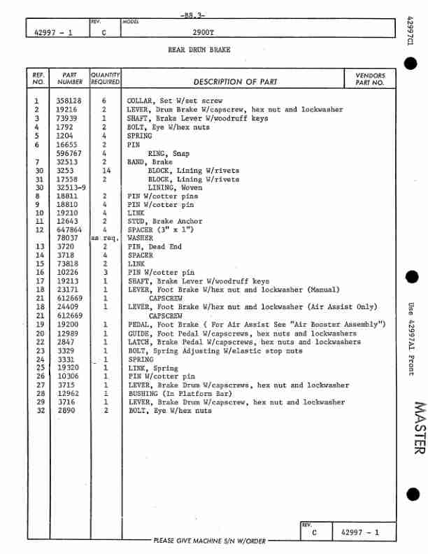 Alternative view of Manitowoc 2900WC Crane Parts Manual 29501 2008