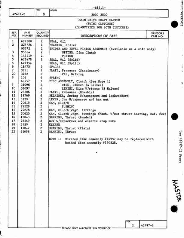 Alternative view of Manitowoc 2900WC Crane Parts Manual 29506 2013