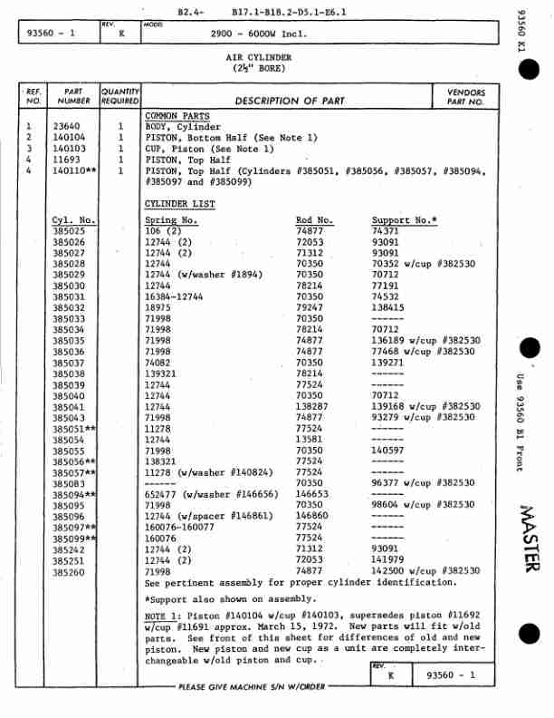 Alternative view of Manitowoc 2900WC Crane Parts Manual 29591 2009