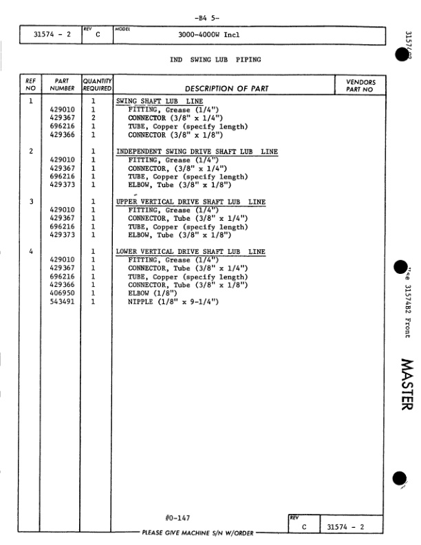 Alternative view of Manitowoc 3000 Crane Parts Manual 30161 2014