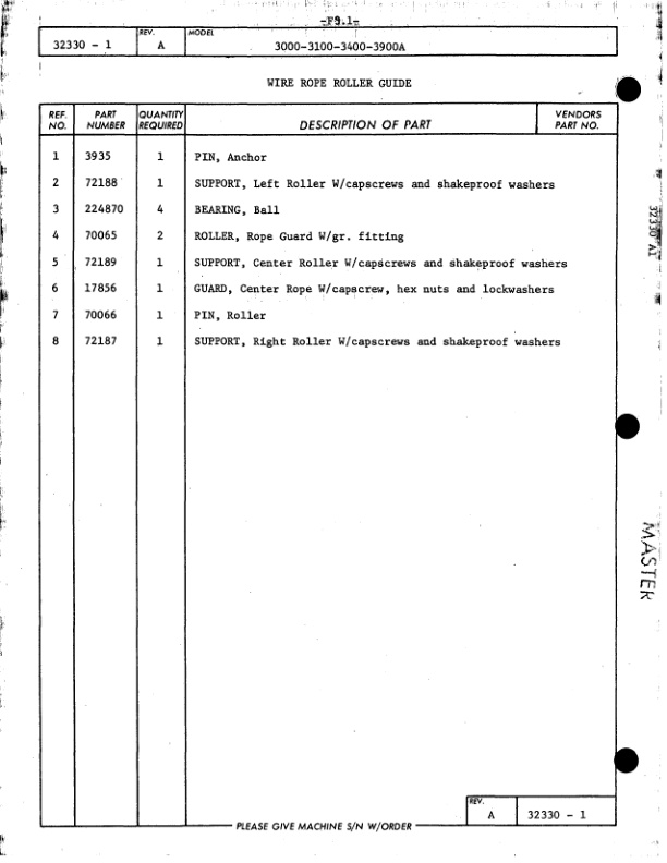 Manitowoc 3000W Crane Parts Manual 30229 2008 3 Manitowoc 3000W Crane Parts Manual 30229 2008 - Image 3