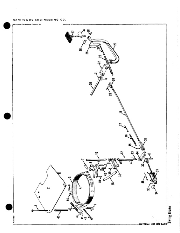 Alternative view of Manitowoc 3000W Crane Parts Manual 30265 2012