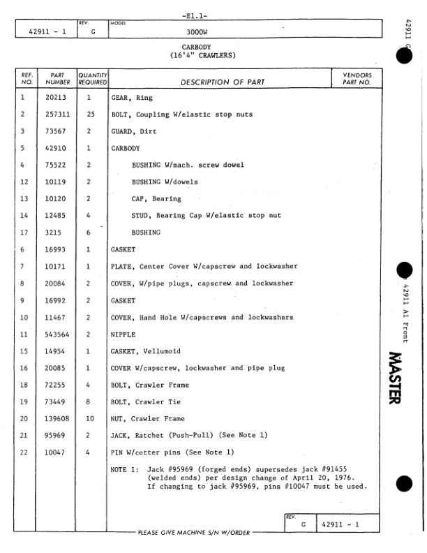 Manitowoc 3000W Crane Parts Manual 30266 2007 3 Manitowoc 3000W Crane Parts Manual 30266 2007 - Image 3