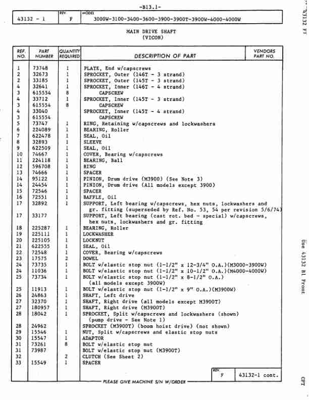 Manitowoc 3000W Crane Parts Manual 303007 2011 2 Manitowoc 3000W Crane Parts Manual 303007 2011 - Image 2