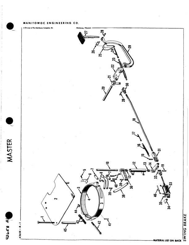 Alternative view of Manitowoc 3000W Crane Parts Manual 30318 2012