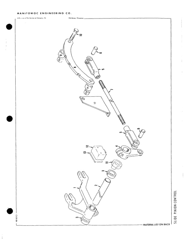 Alternative view of Manitowoc 3000W Crane Parts Manual 30336 2014