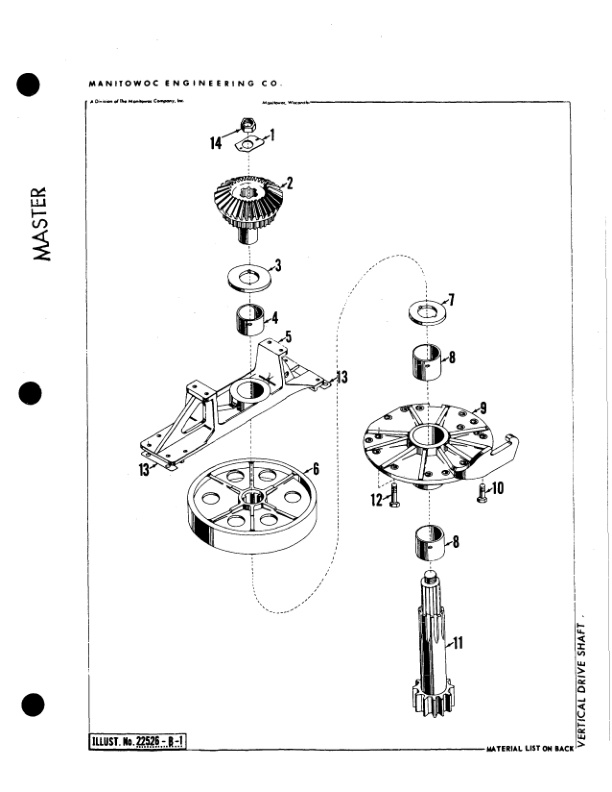 Alternative view of Manitowoc 3500 Crane Parts Manual 35045 2014