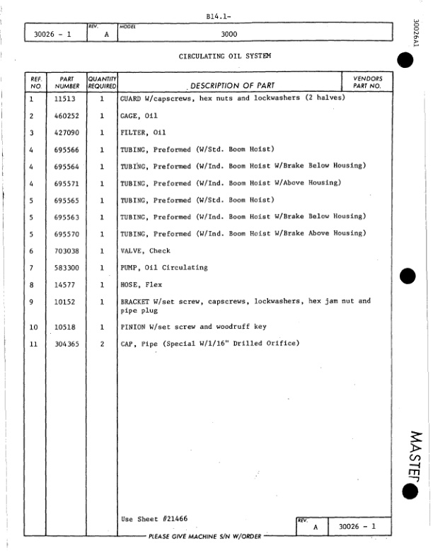 Alternative view of Manitowoc 3900 Crane Parts Manual 39031 2014