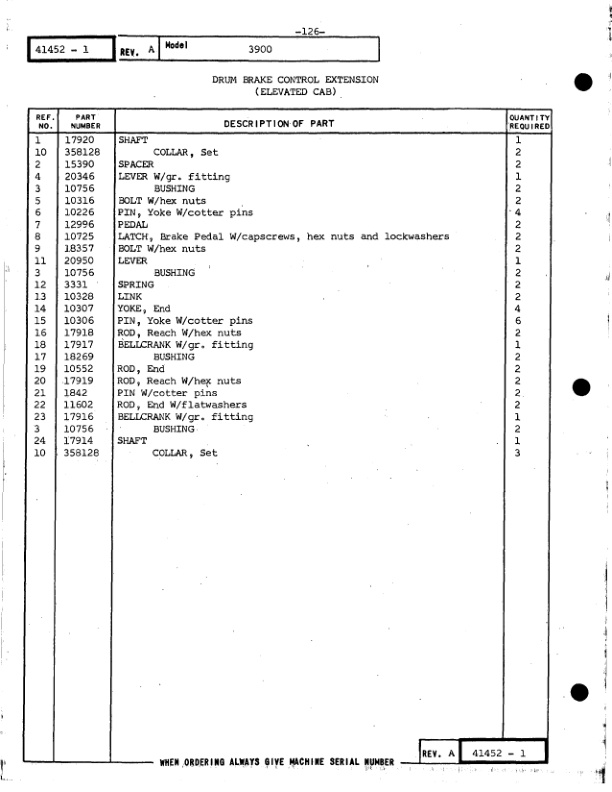 Alternative view of Manitowoc 3900 Crane Parts Manual 39067 2006